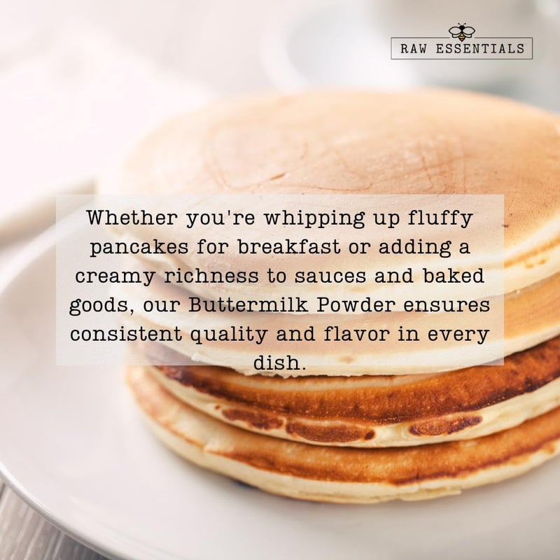 Raw Essentials Buttermilk Powder - Tangy and Creamy Flavor - 10 Ounce Bottle - Image 5